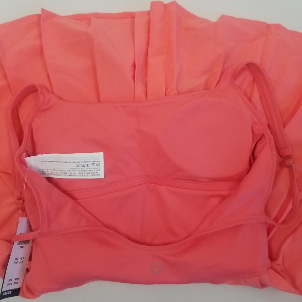 Gilly Hicks Active Pleated Dress Built-In Shorts Small NWT - Picture 9 of 10